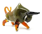 RARE! High Complex Murano Art Glass Bull Prosperity Limited Collection Superb