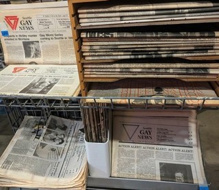Seattle Gay News (SGN) 1990s Mini Historical Archival Library.