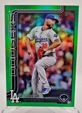 2025 Topps Series 2 - Kirby Yates #397 Green Rainbow Foilboard /99 Dodgers 