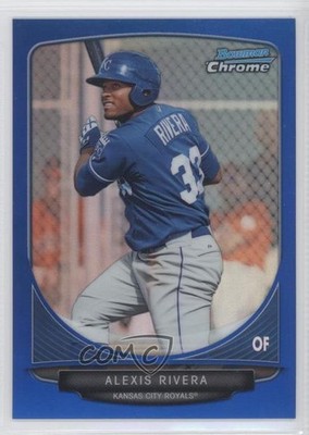 2013 Bowman Chrome Prospects Blue Refractor 45/250 Alexis Rivera #BCP141 2k3