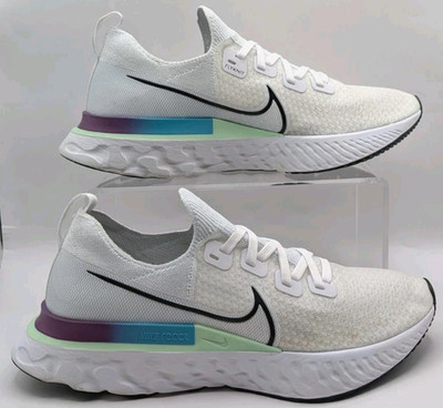 Nike React Infinity Run Flyknit White Vapor Men's Running Shoes Size 10 w/ Box