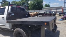 Flatbed 2007 Dodge Ram Mega Cab 3500 Dually J I Mfg Black 7.5 Foot