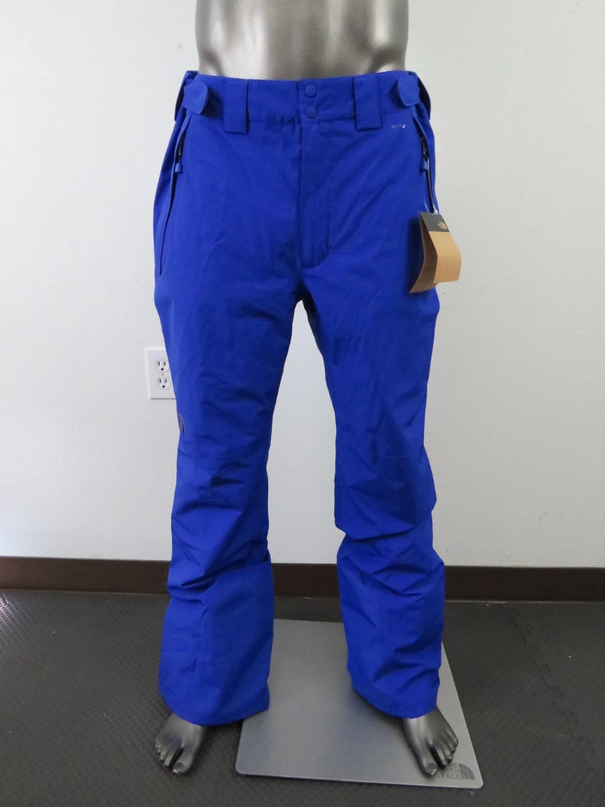 Mens The North Face Descendit Ski Snowboard Shell Waterproof Snow Pants Blue