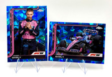2025 Topps Chrome Sapphire Formula 1 F1 Pierre Gasly 2 Card Base Lot