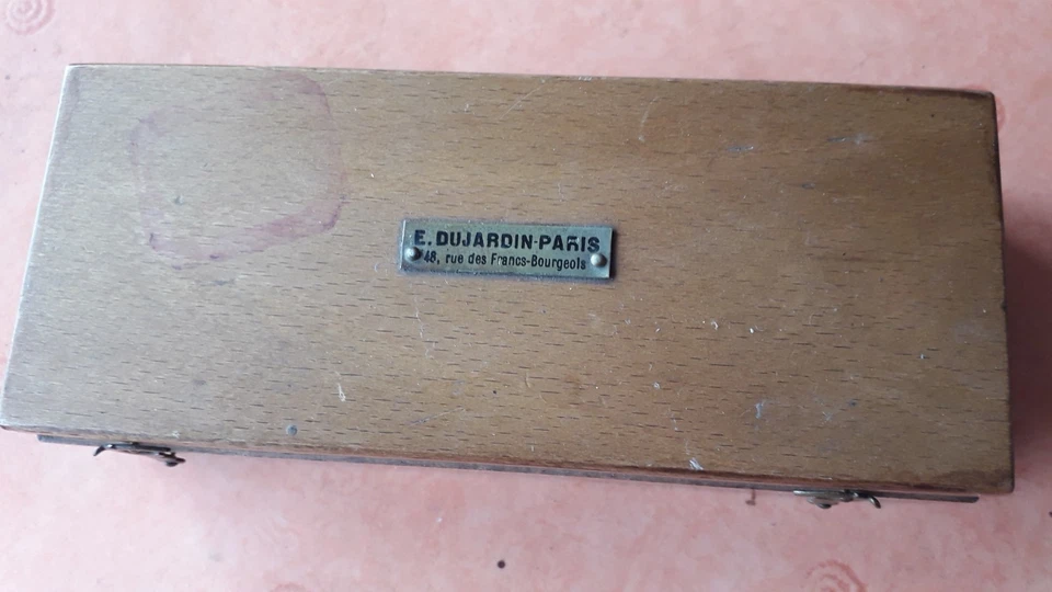 Ancien Trébuchet Balance Vintage de Bijoutier en Coffret Objets du XXème Rare - Photo 2/4