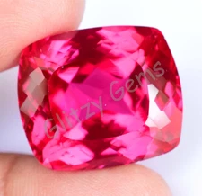 Natural Red Ruby 63.20 Ct Cushion CERTIFIED Mozambique Loose Gemstone