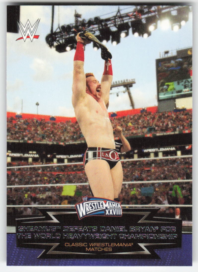 2015 Topps WWE Road to Wrestlemania Classic Matches Sheamus #28