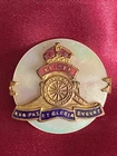 WW1/2 The Royal Artillery RA MOP Enamel Sweetheart Brooch w/fixing