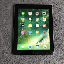 Apple iPad 4 A1458 4th Generation 16GB Wi-Fi Black - CRACKED