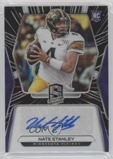 2020 Panini Spectra Rookie Auto Hyper Prizm /99 Nate Stanley #20 Auto RC