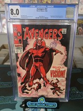Avengers #57 | 1968 | CGC 8.0 White Pages  