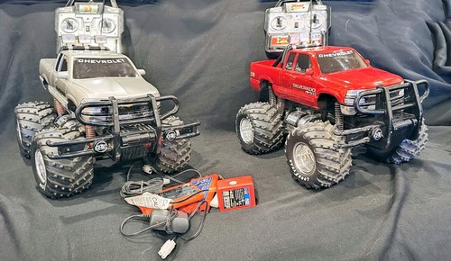R/C Two Trucks - Two Controllers - Two Fresh Power Packs FREE SHIPPING