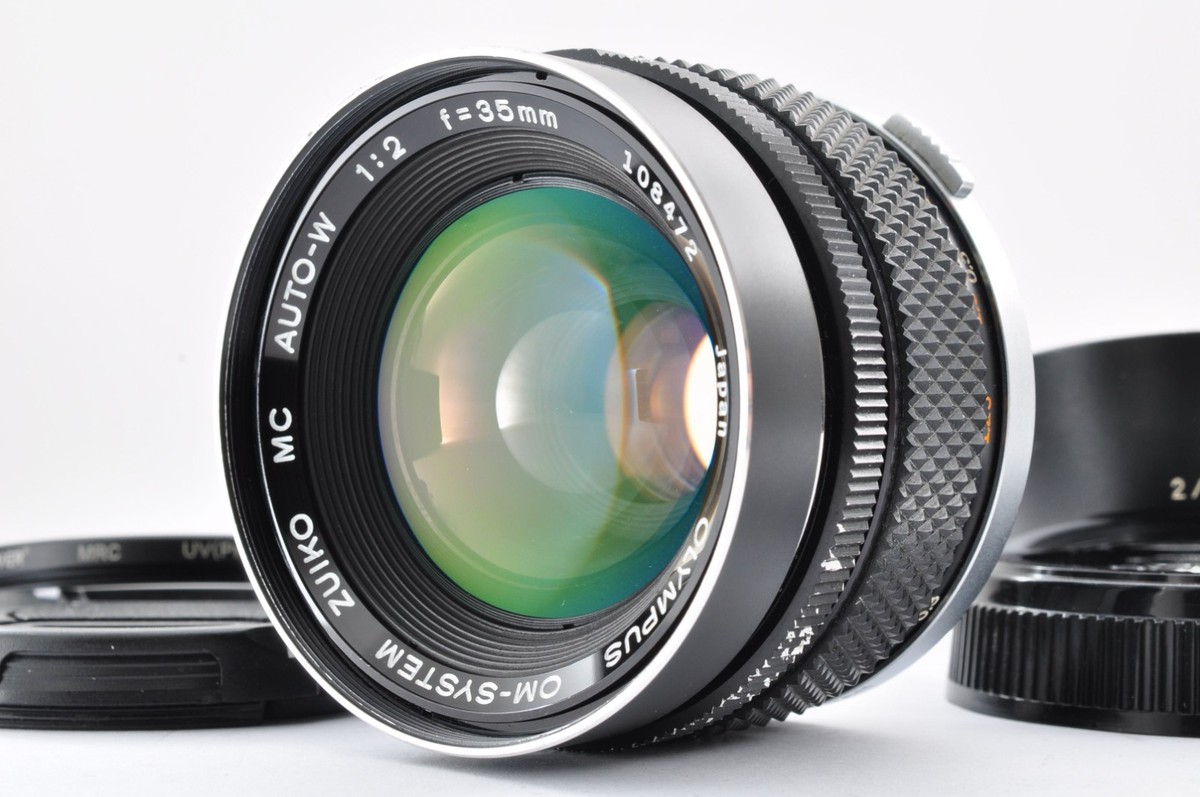 【美品】OLYMPUS ZUIKO MC AUTO-W 35mm F2 Olympus OM System Zuiko MC Auto-W 35mm F2 Wide Angle MF Lens JAPAN