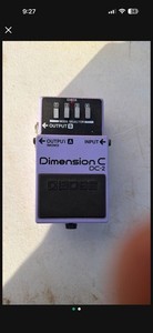 Boss DC-2 Dimension C Chorus 1986 Vintage Guitar Pedal made in Japan PSA