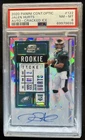 2020 Contenders Optic Jalen Hurts RC Cracked Ice Ticket RPS Auto #/22 PSA 8