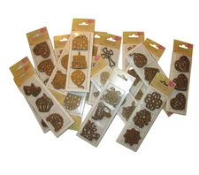 Crafters Square Lot Of 20 Laser Cut Craft Shapes Wood 6pc Per Package