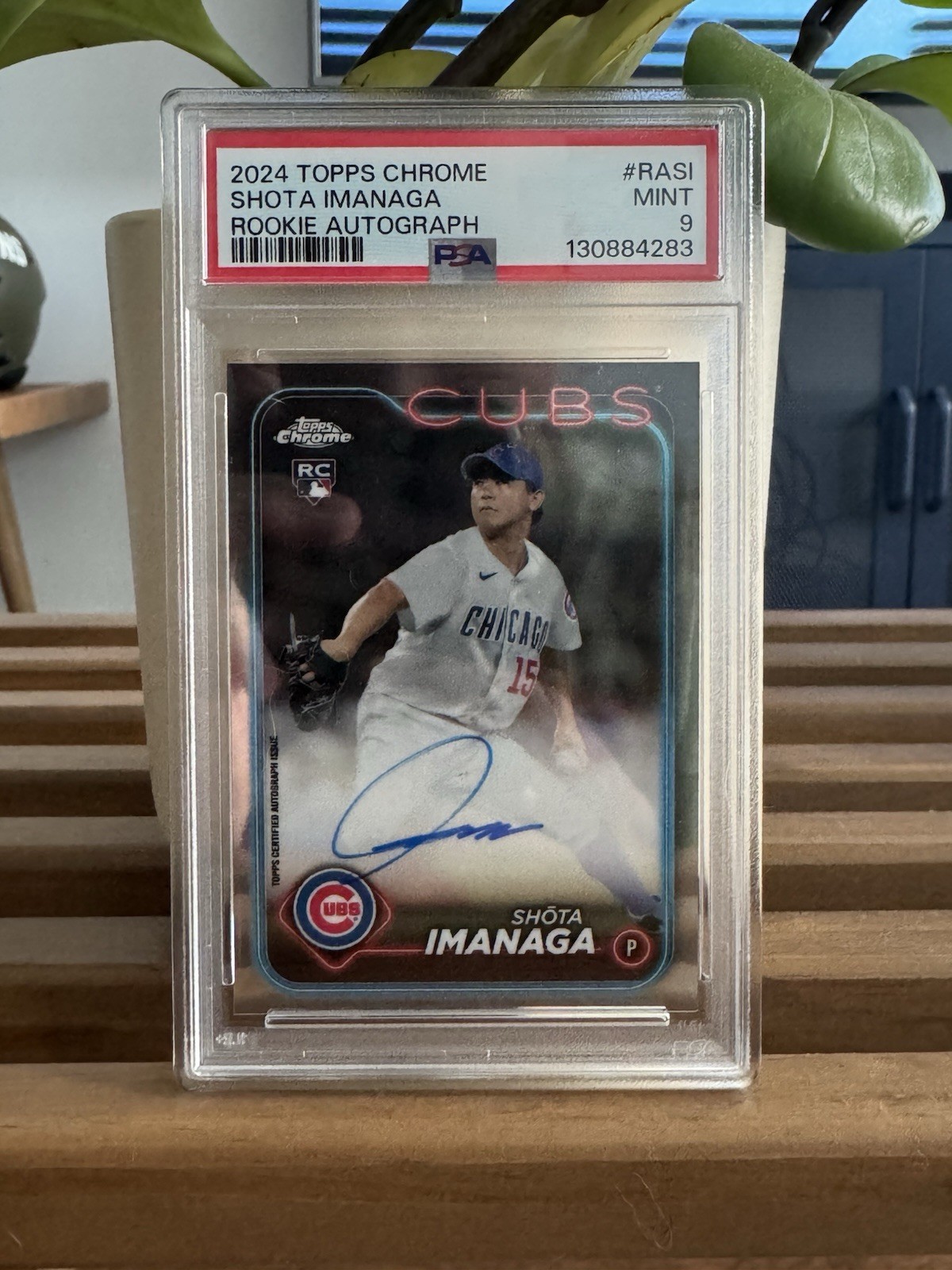 2024 Topps Chrome - Rookie Autographs Shota Imanaga #RA-SI (AU, RC) PSA 9 🔥
