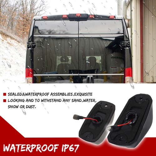 For Ram ProMaster 1500 2500 3500 2014-23 LED Roof Cab Clearance Lights Set of 10 - Picture 5 of 12
