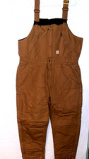 Carhartt Women Loose Fit Washed Duck Insulated Biberall Bib overalls XXL 20 Tall