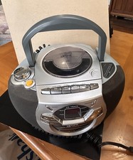 GPX Portable AM/FM Stereo Cassette Recorder Compact Disc Player