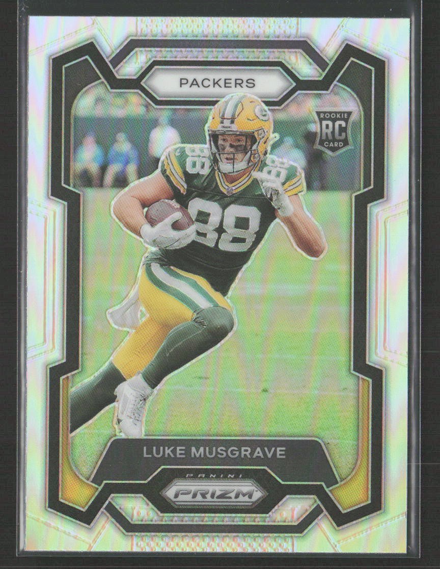 Luke Musgrave 2023 Panini Prizm #337 Silver Green Bay Packers
