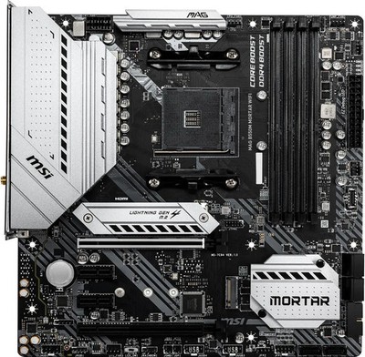 MSI MAG B550M MORTAR WIFI AM4 AMD B550 Micro ATX AMD Motherboard