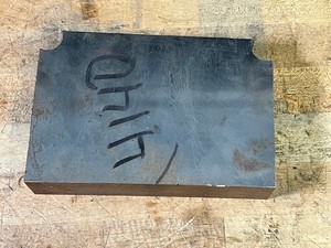 4140 Tool Steel Flat bar stock square machine shop 8 x 5 1/4 x 1  7/8 cut off