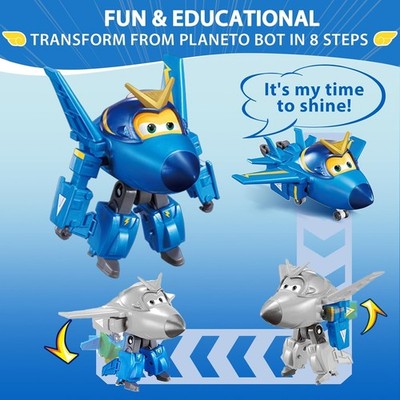 Super Wings - Transforming Jerome Toy Figure | Plane | Bot | 5  Scale