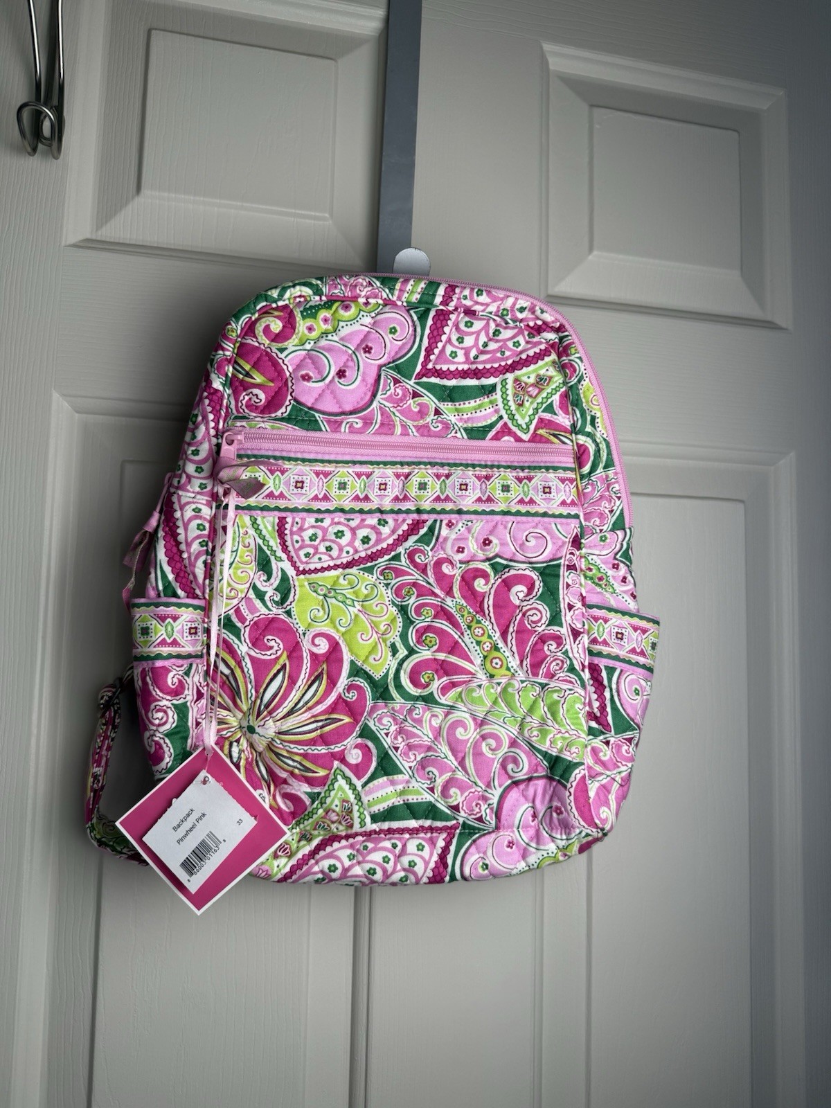 Vera Bradley Pinwheel Pink Small Backpack NWT Retired Rare F