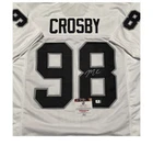 Maxx Crosby Signed Oakland Raiders #98 White Football Jersey, COA