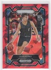 #36 Juan Nunez 2024-25 Prizm Draft Picks Red Ice RC