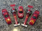 Vintage 1993/98 Hot Wheels McDonalds Mattel Red Dragster Roadster Cars Mix Lot