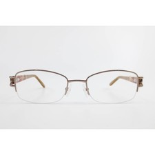 Legacy Lane WR 5101 BR Bronze Tortoise Semi Rimless Eyeglass Frames 50-18-135