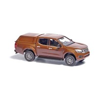 Busch 53706 Nissan Navara Mit Hardtop, Braun, 1:87 / H0
