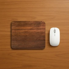 Dark Wood Grain texture Mouse Pad Rustic 8.5x7in Gift FREE SHIPPING