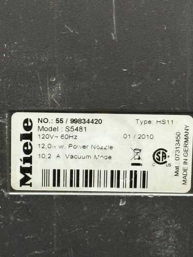 Miele S5481 Erdstaubsauger nur mit Beutel - Bild 6 von 6