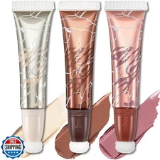 FOCALLURE Liquid Contour Stick 3-Piece Set - Cream Highlighter, B