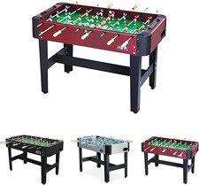 Conquest 48" Foosball Table Black, Brown and Gray   Compact Indoor Foos Ball T