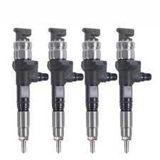4pc Fuel Injector For Kubota Svl65-2 Engine V2607 V2607t 1j705-53053 1j705-53074