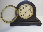 Antique "GILBERT" WOOD WIND UP MANTLE CLOCK w/ KEY - Needs repair, Not Working. — photo 7