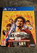 Yakuza Like a Dragon Day Ichi Steelbook Edition for PlayStation 4 Complete