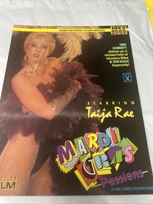 Mardi Gras Passions Taija Rae Film Promo Ad SLICK