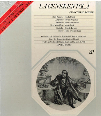 Rossini: La Cenerentola / Rossi, Monti, Berganza, Bruscantini, Neapel 7/10/58 LP