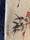 Japanese Vintage Woodblock Utagawa Hiroshige "Moonlit Peach Blossoms & Swallows" — photo 5