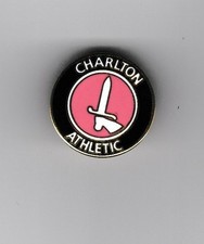 New Charlton Athletic (England) enamel metal lapel badge in excellent condition.