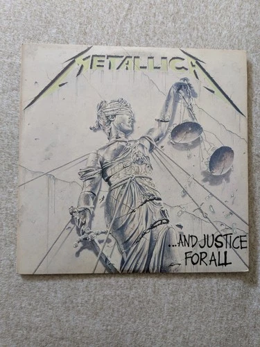 Metallica And Justice For All Vinyl Original Pressing 1988 Elektra W/Inners