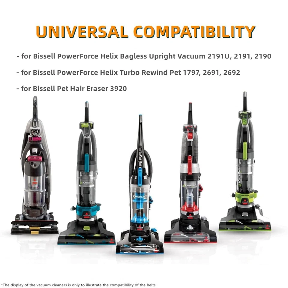 Replacement Belts for Bissell PowerForce Helix (Turbo) Vacuum 2191 2191U...  - Image 3 of 4