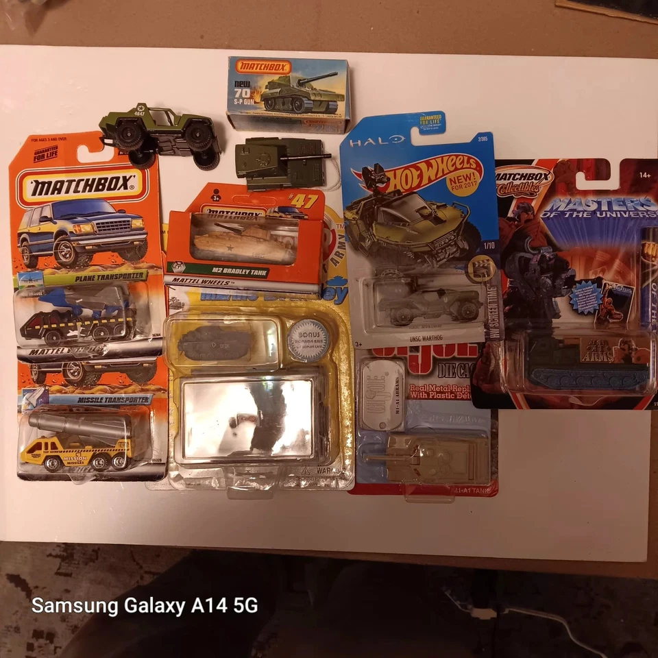 Lote de tanques diecast Gi Joe Hot Wheel y otros Hotwheels Vitage Foto 2 de 4