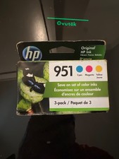 HP 951 3-pack Cyan/Magenta/Yellow Original Ink Cartridges, Per cartridge: 535