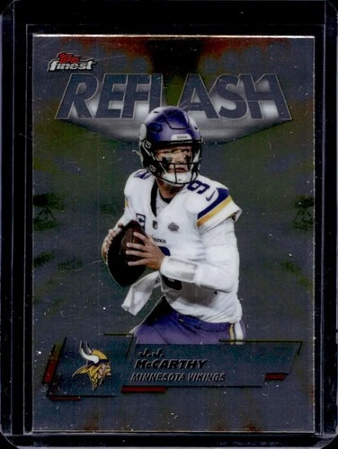 2025 Topps Finest JJ McCarthy Reflash #RF-4 Vikings